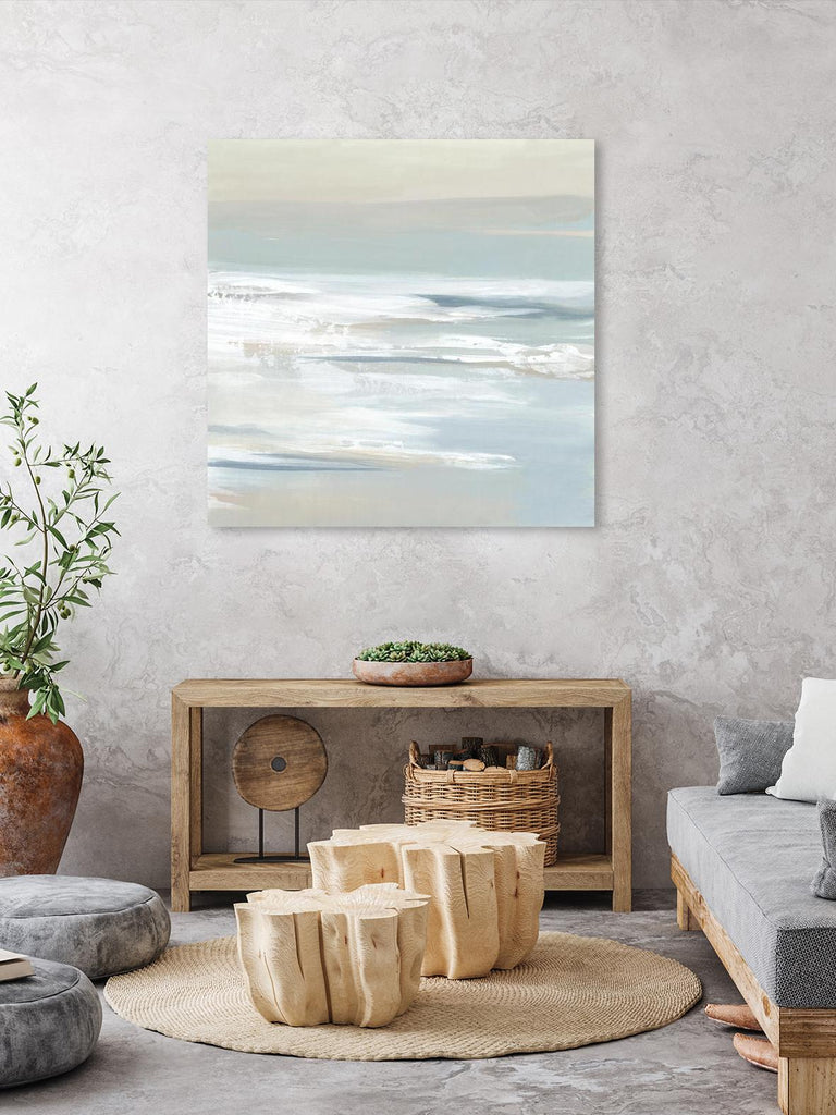 Shadows of the Sea I by Lera on GIANT ART - beige abstract