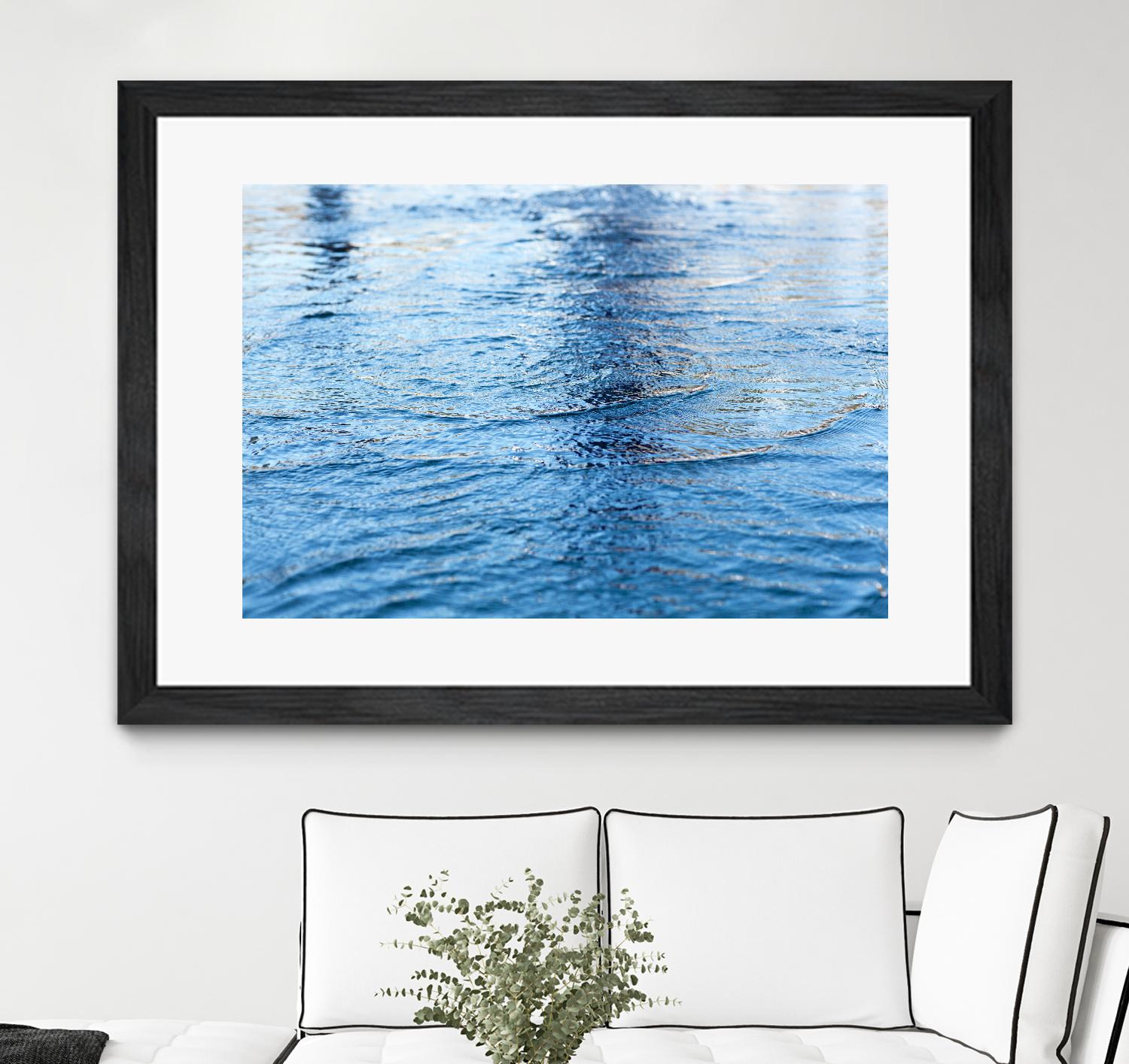 Reflections IV by Lily Mournier on GIANT ART - white sea scene