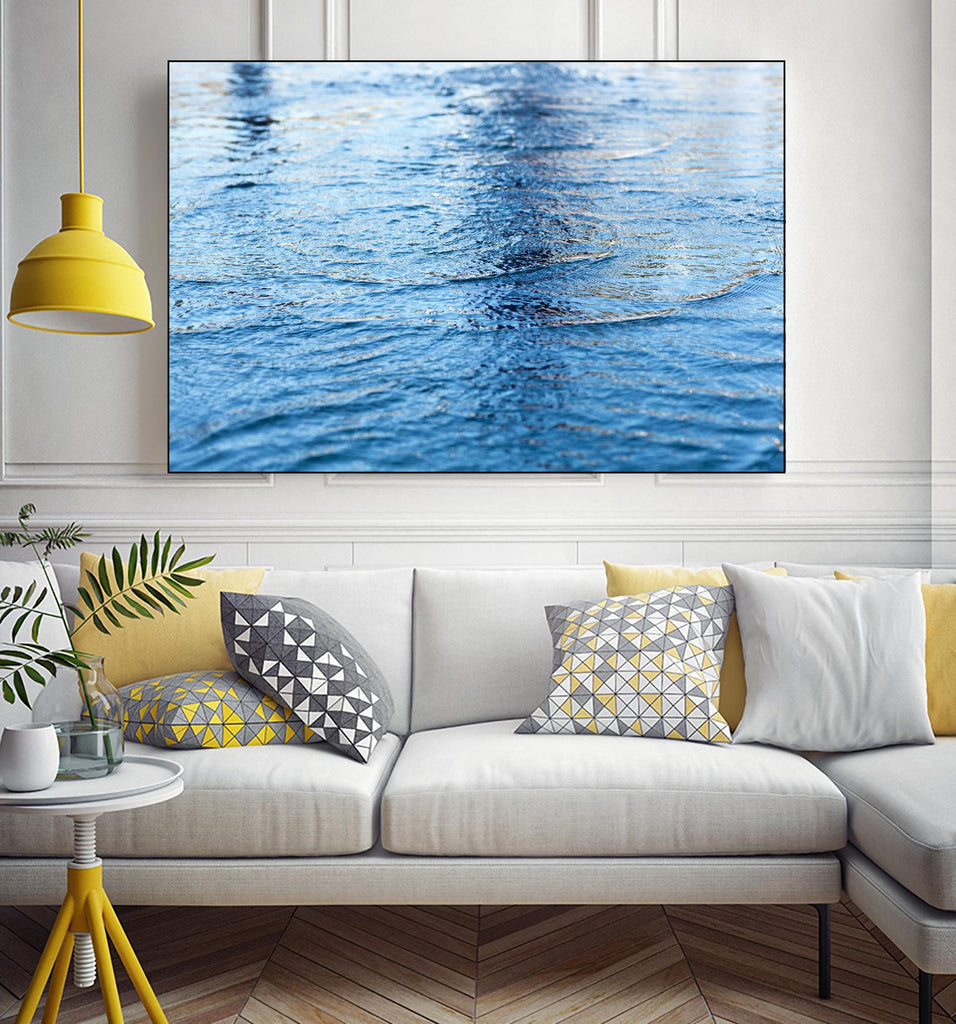 Reflections IV by Lily Mournier on GIANT ART - white sea scene