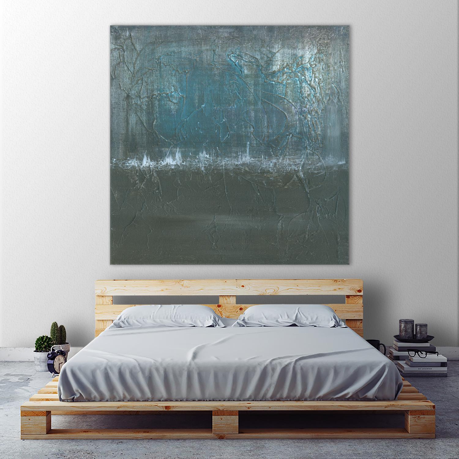 Silver of Twilight by Matt Leblanc on GIANT ART - grey abstract