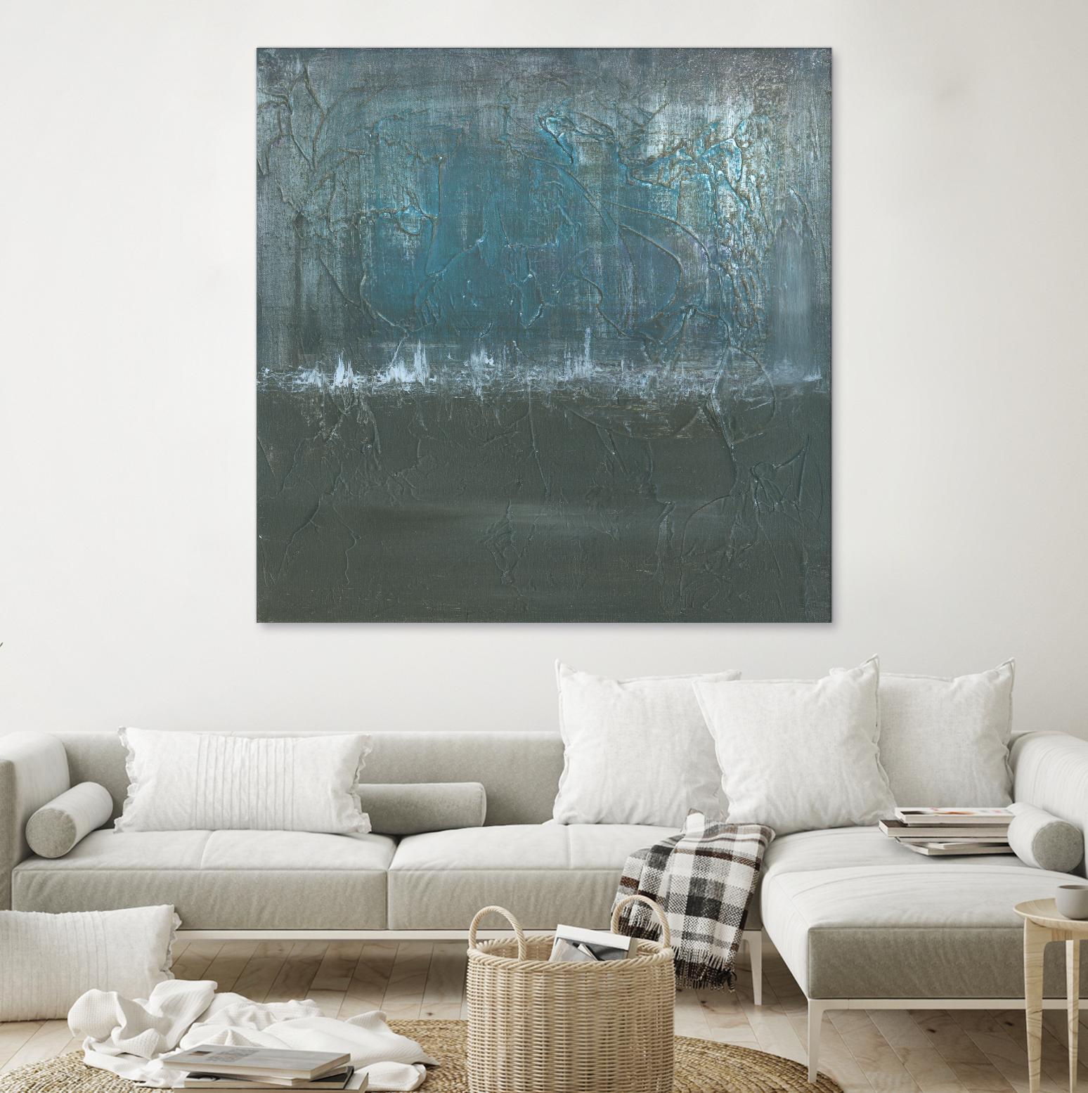 Silver of Twilight by Matt Leblanc on GIANT ART - grey abstract
