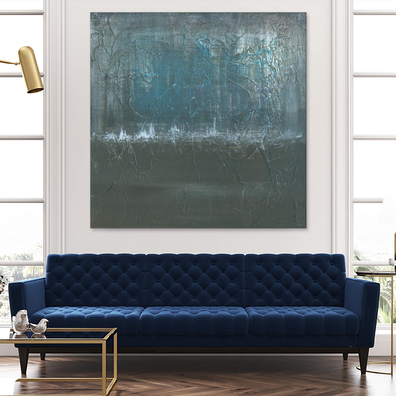 Silver of Twilight by Matt Leblanc on GIANT ART - grey abstract