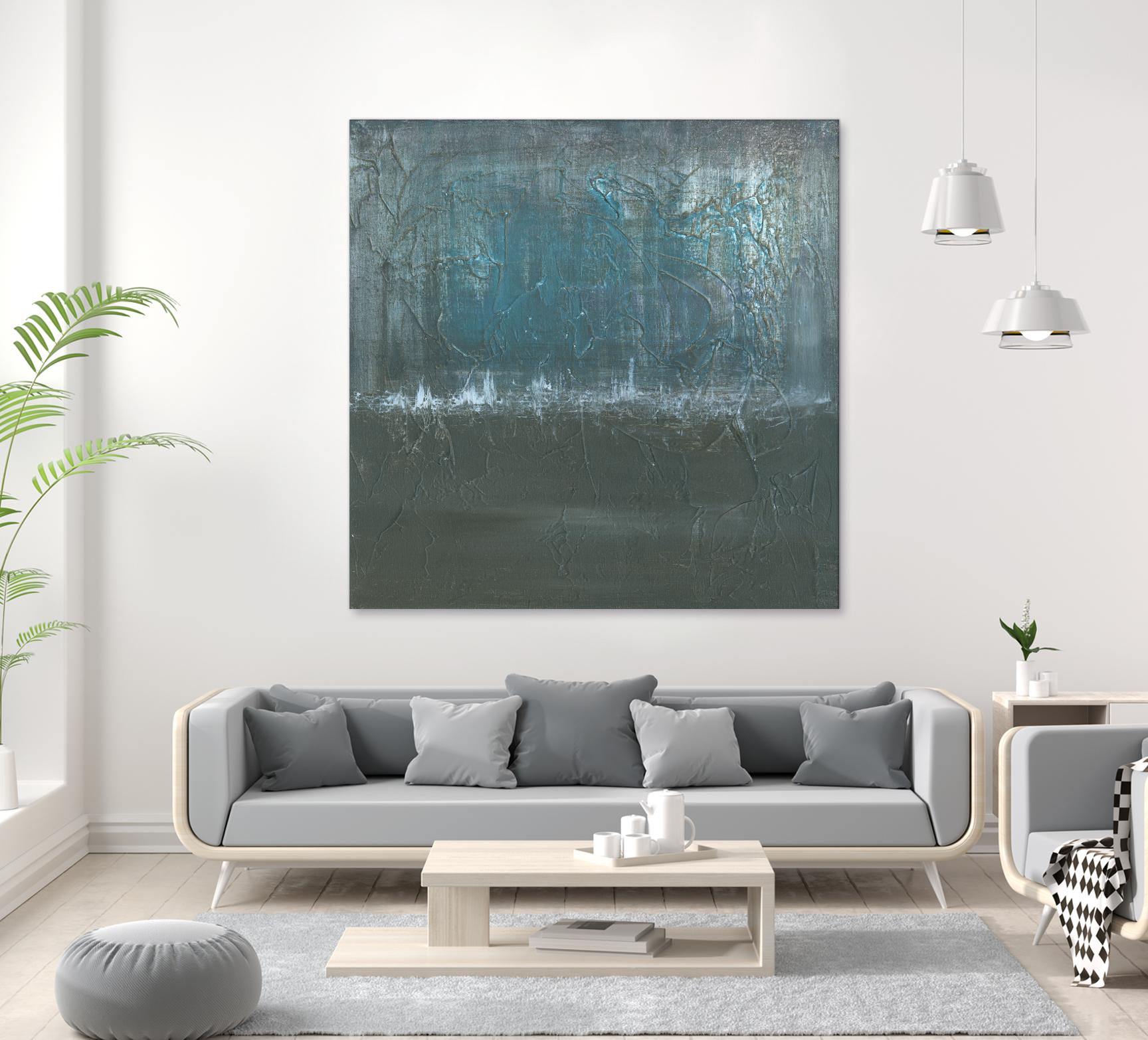 Silver of Twilight by Matt Leblanc on GIANT ART - grey abstract