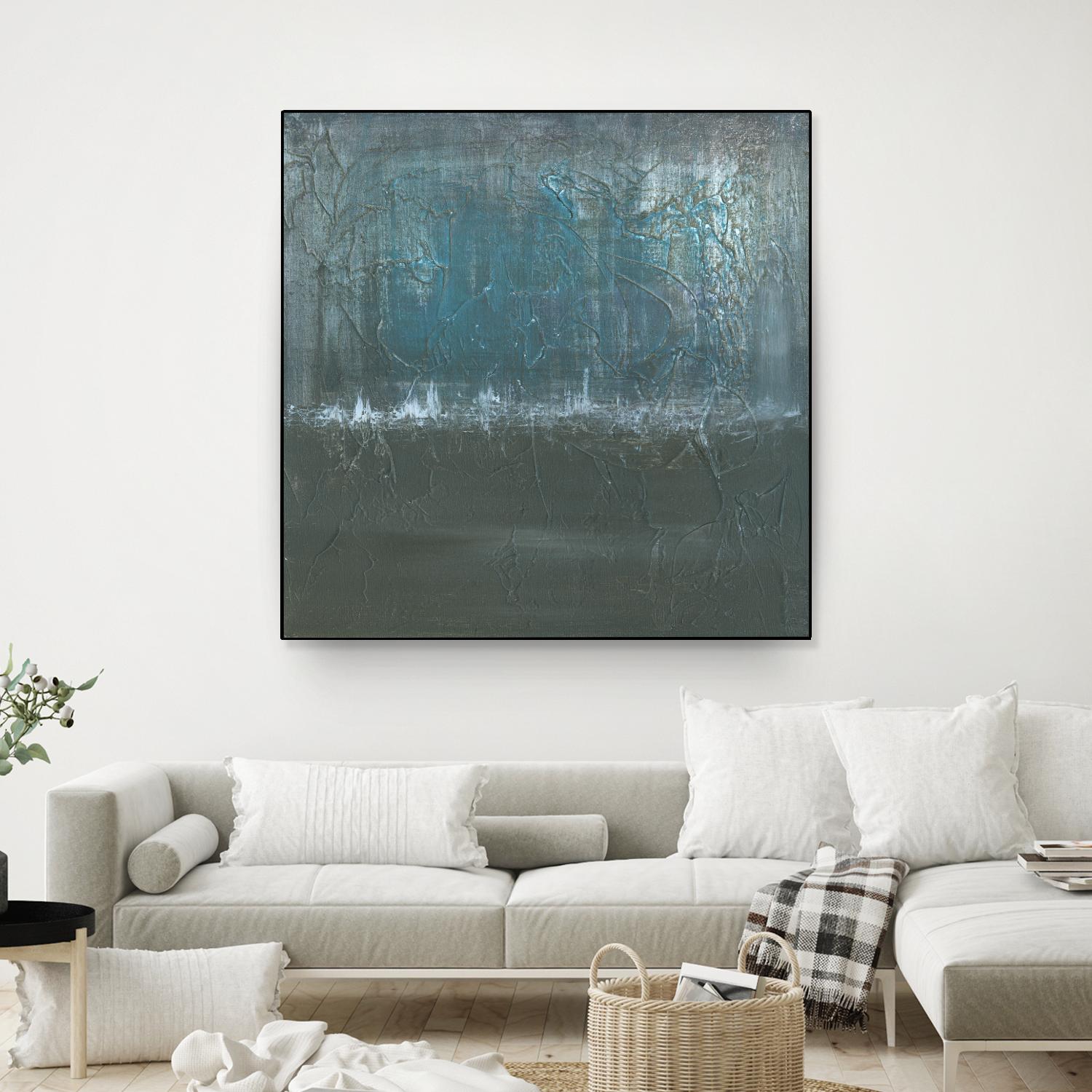 Silver of Twilight by Matt Leblanc on GIANT ART - grey abstract