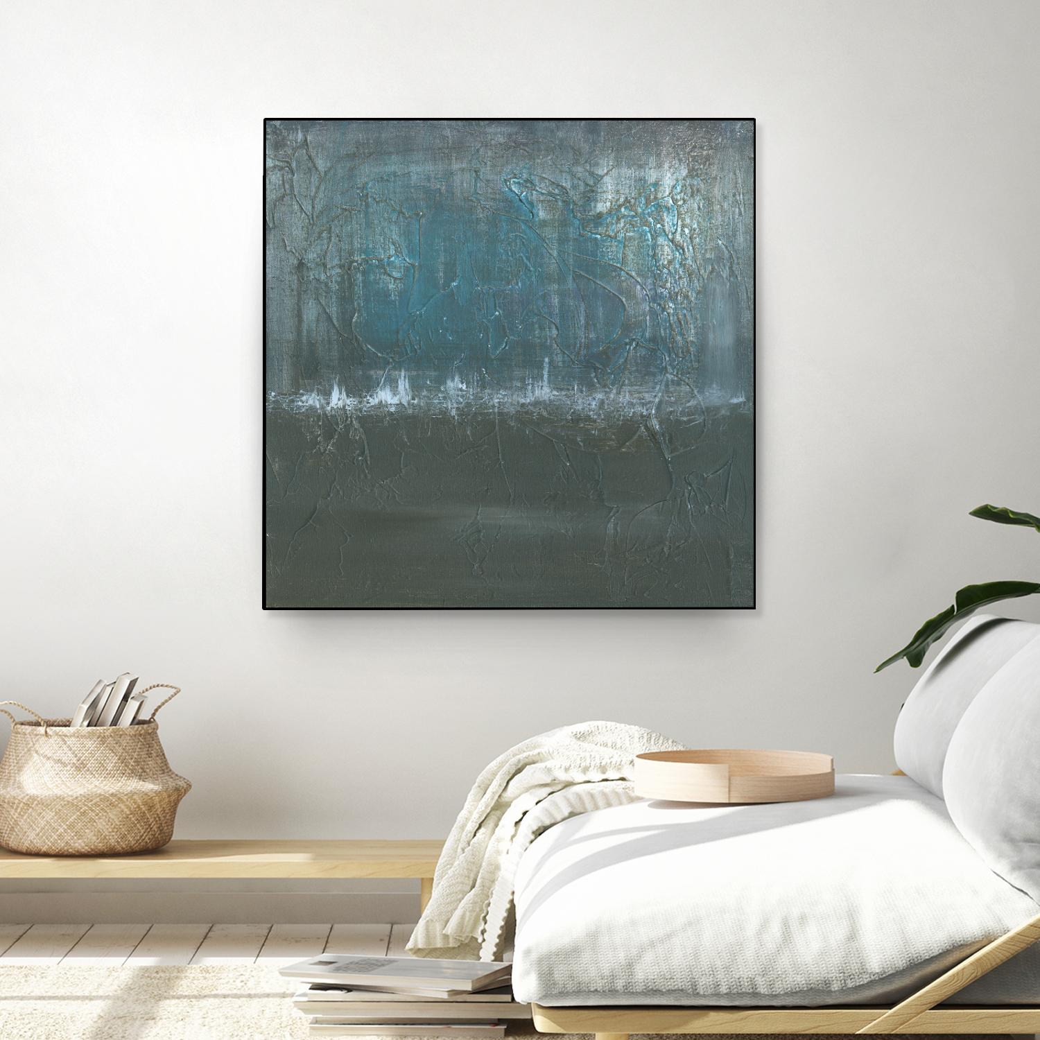 Silver of Twilight by Matt Leblanc on GIANT ART - grey abstract