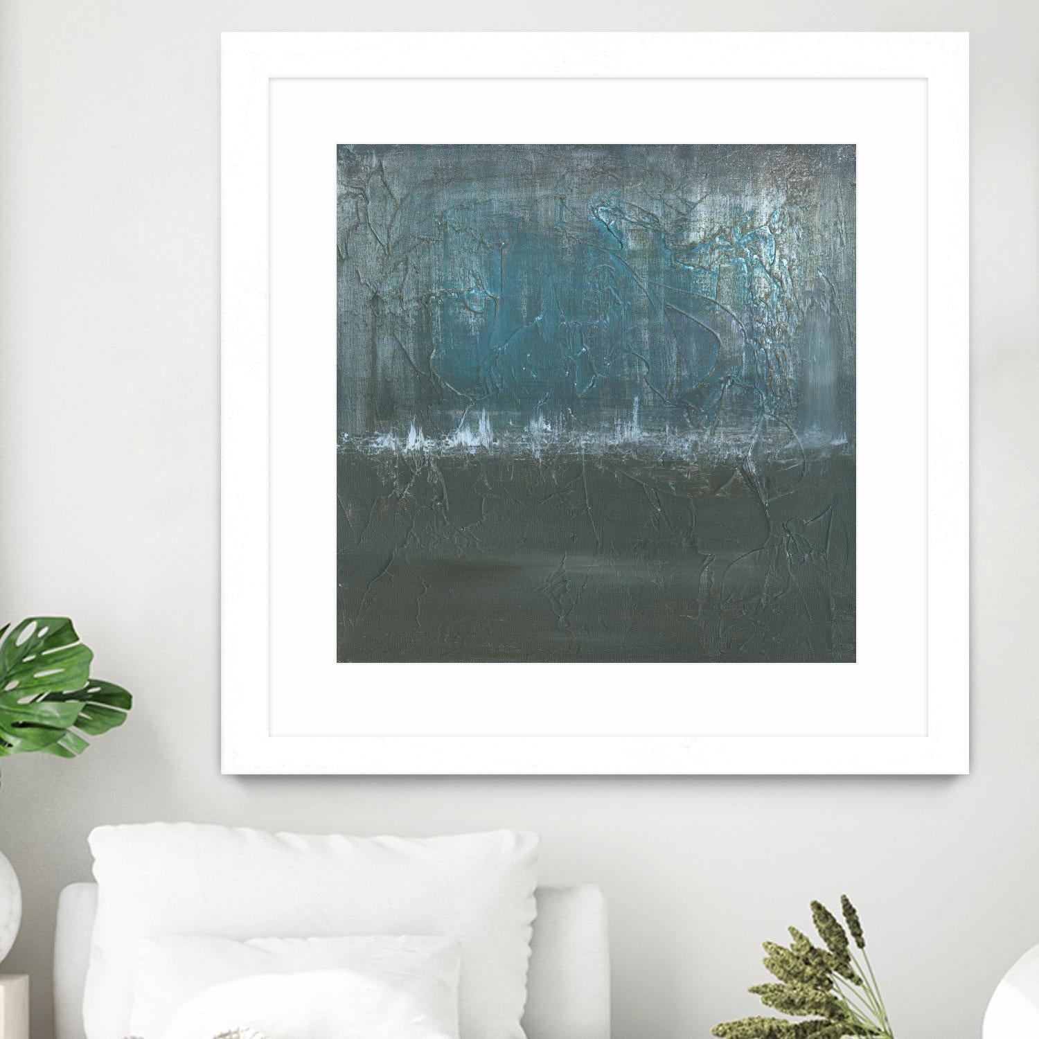 Silver of Twilight by Matt Leblanc on GIANT ART - grey abstract