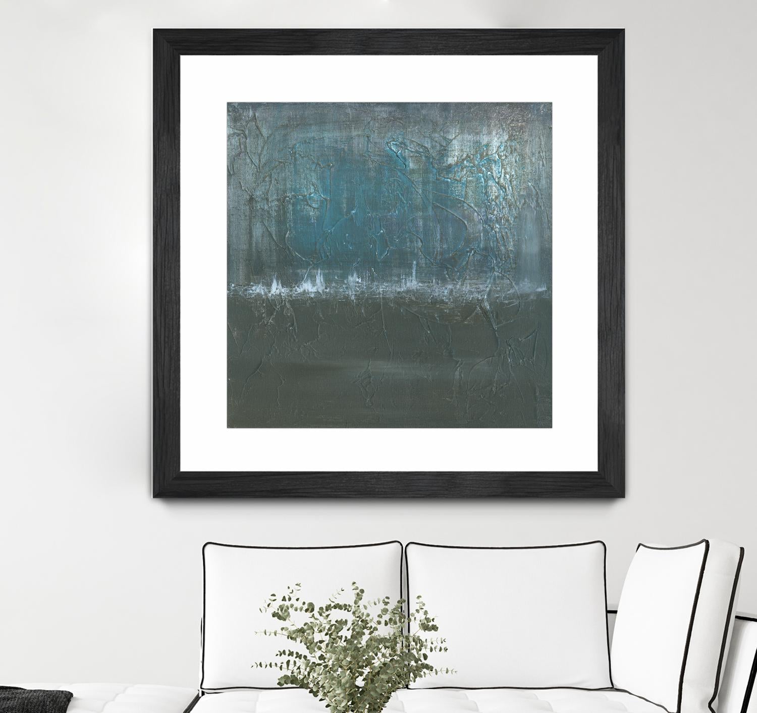 Silver of Twilight by Matt Leblanc on GIANT ART - grey abstract