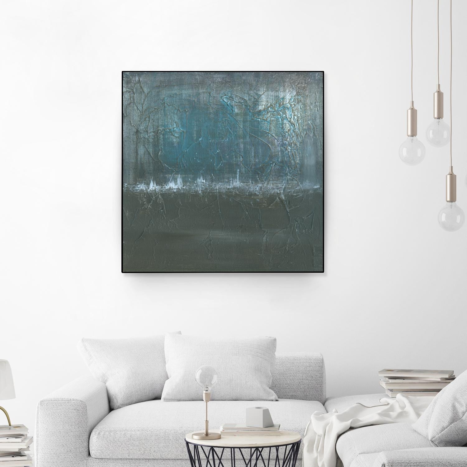 Silver of Twilight by Matt Leblanc on GIANT ART - grey abstract
