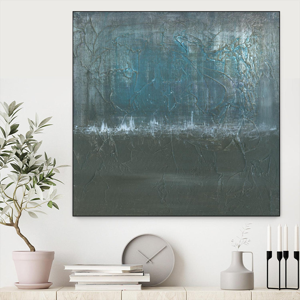 Silver of Twilight by Matt Leblanc on GIANT ART - grey abstract