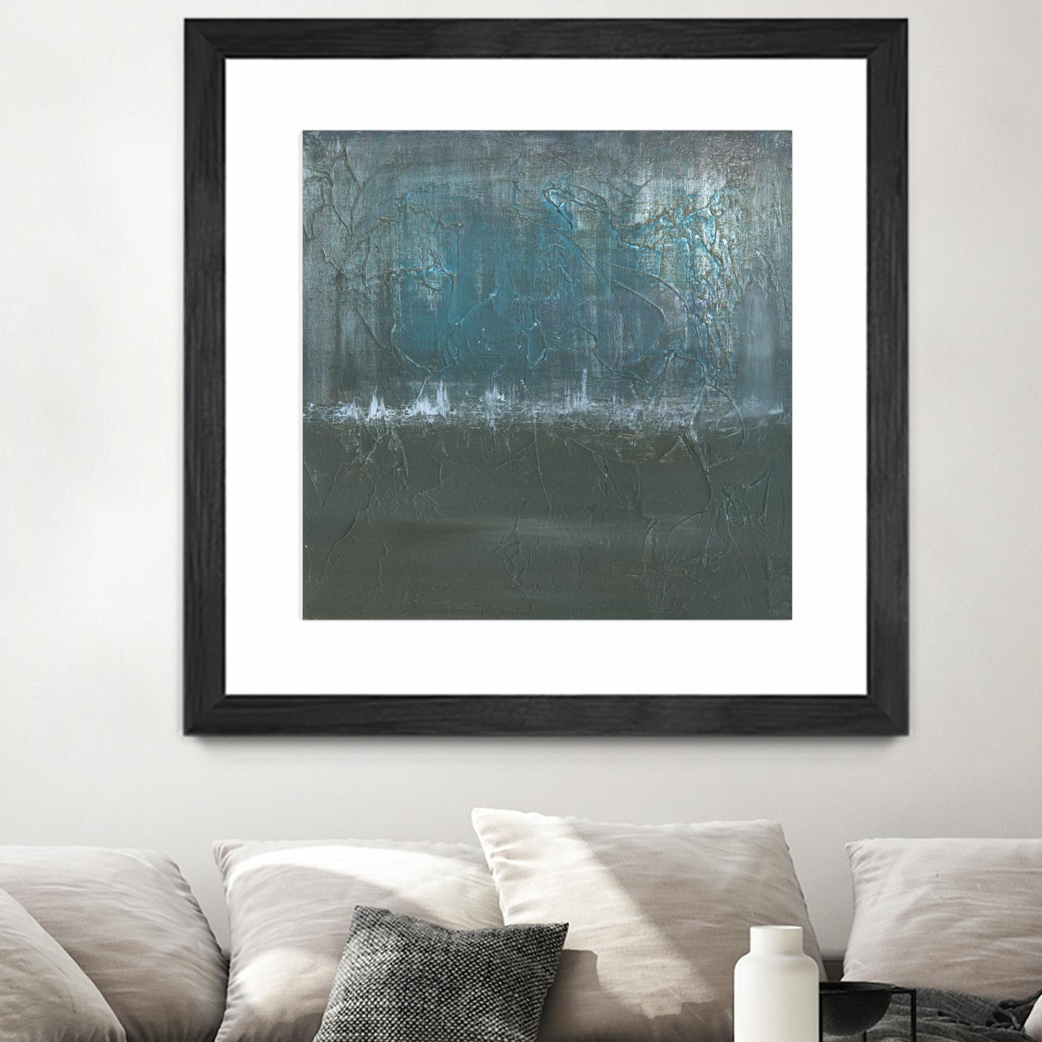 Silver of Twilight by Matt Leblanc on GIANT ART - grey abstract
