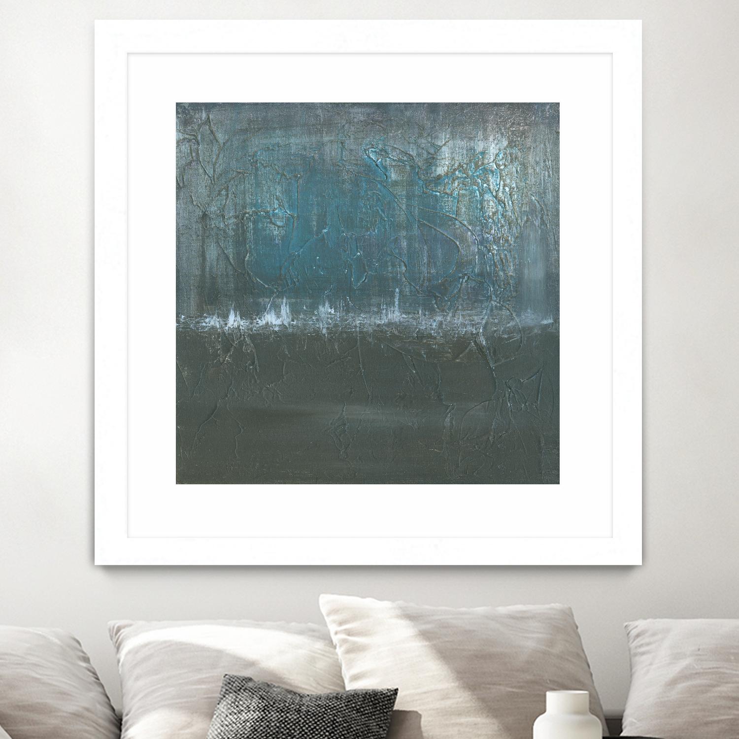 Silver of Twilight by Matt Leblanc on GIANT ART - grey abstract