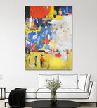 The History of Losing Zeroes Part I by Mark Pulliam on GIANT ART - blue abstract