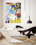 The History of Losing Zeroes Part II by Mark Pulliam on GIANT ART - yellow abstract