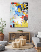 The History of Losing Zeroes Part II by Mark Pulliam on GIANT ART - yellow abstract