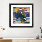 Boat by Mark Pulliam on GIANT ART - orange abstract