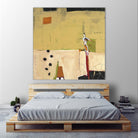 Le Circ II by Mark Pulliam on GIANT ART - yellow abstract