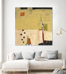 Le Circ II by Mark Pulliam on GIANT ART - yellow abstract