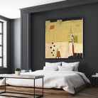 Le Circ II by Mark Pulliam on GIANT ART - yellow abstract