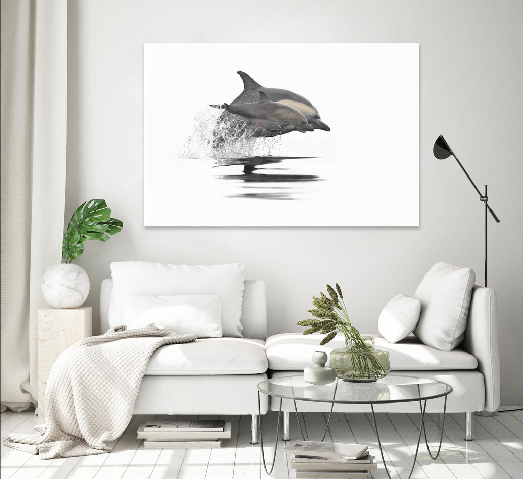 Mother and Daughter in Sync by Steve Munch on GIANT ART - grey nautical