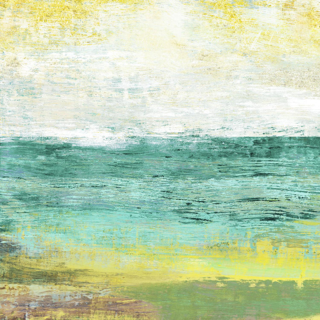 Ocean Light I de Maya Woods sur GIANT ART - abstrait jaune
