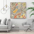 Folklore II by Maya Woods on GIANT ART - yellow floral