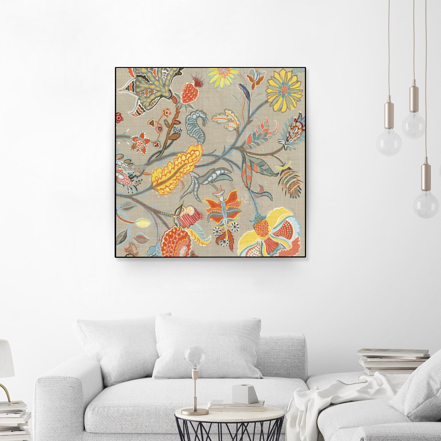 Folklore II by Maya Woods on GIANT ART - yellow floral