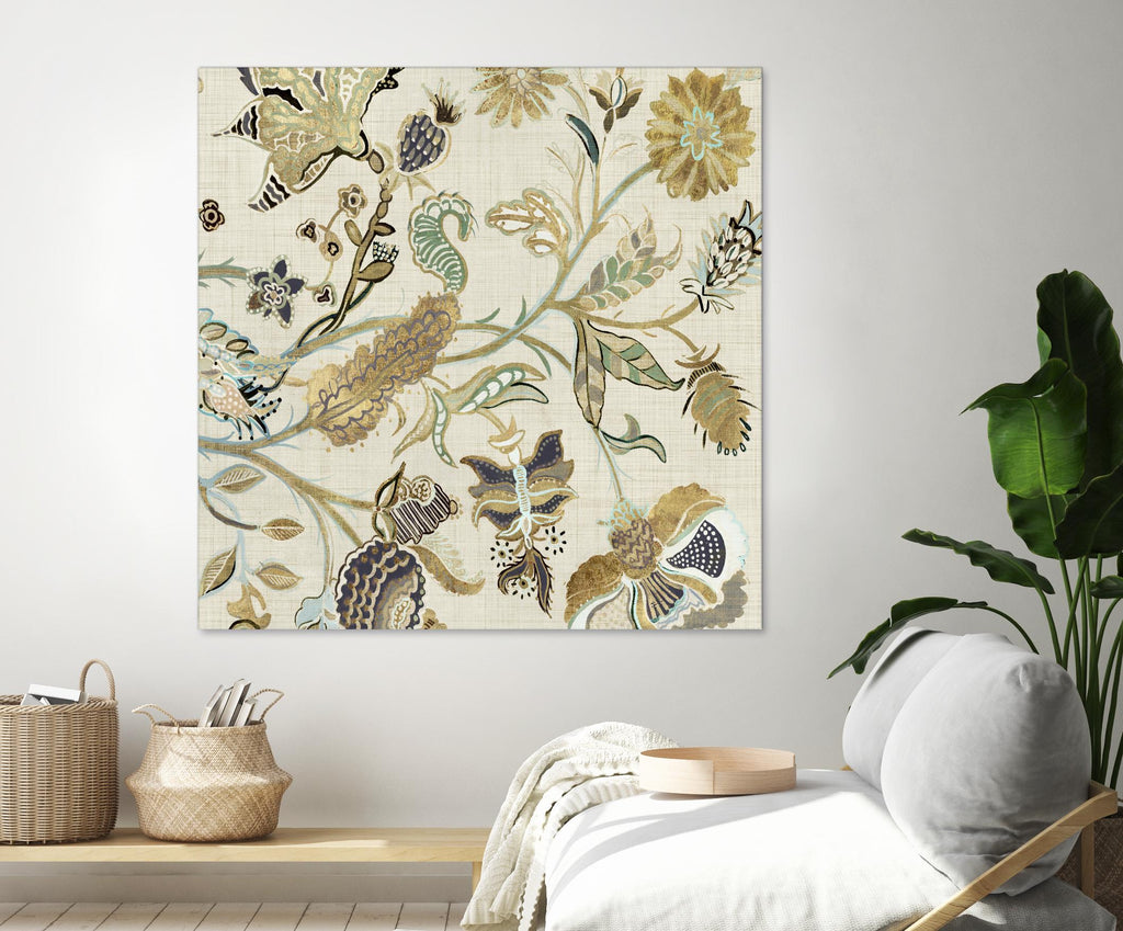 Mythos I de Maya Woods sur GIANT ART - floral brun