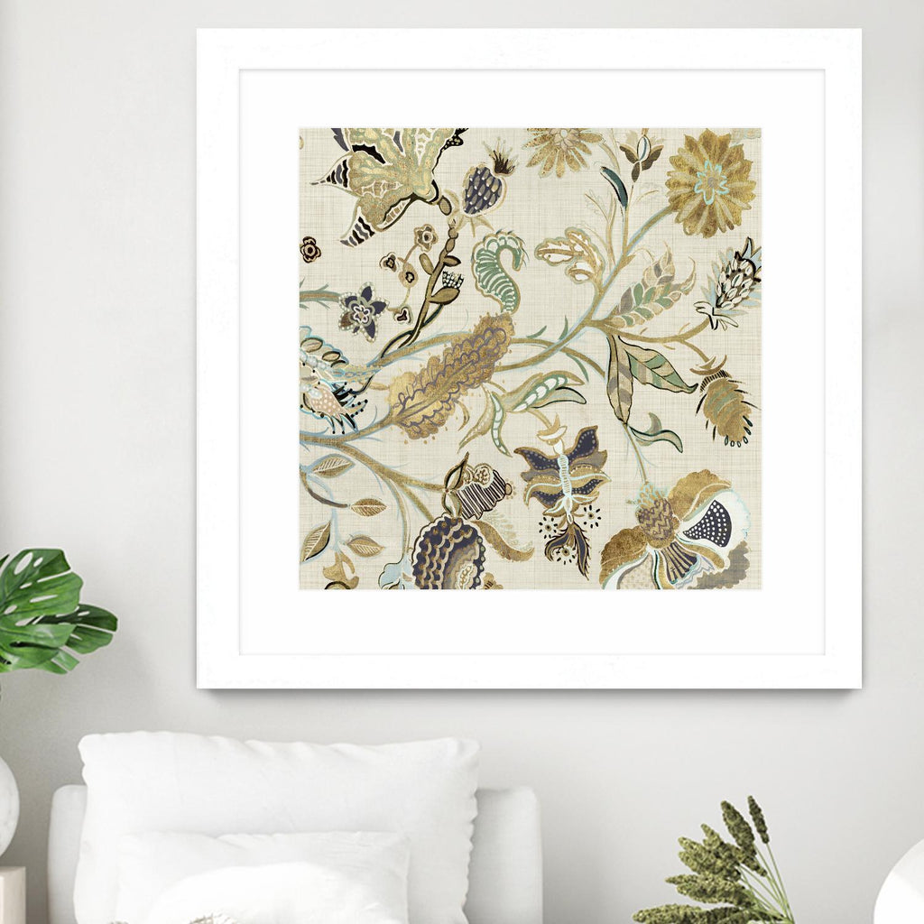 Mythos I by Maya Woods on GIANT ART - brown floral