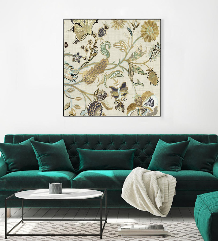 Mythos I by Maya Woods on GIANT ART - brown floral