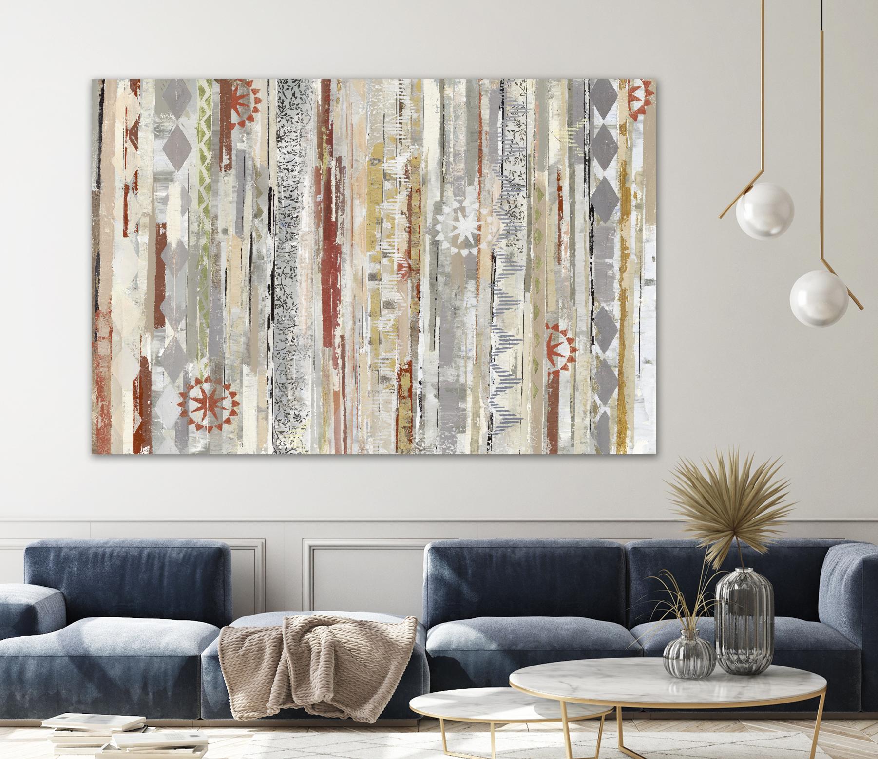 Star Dust II by Maya Woods on GIANT ART - red abstract