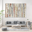 Star Dust II by Maya Woods on GIANT ART - red abstract