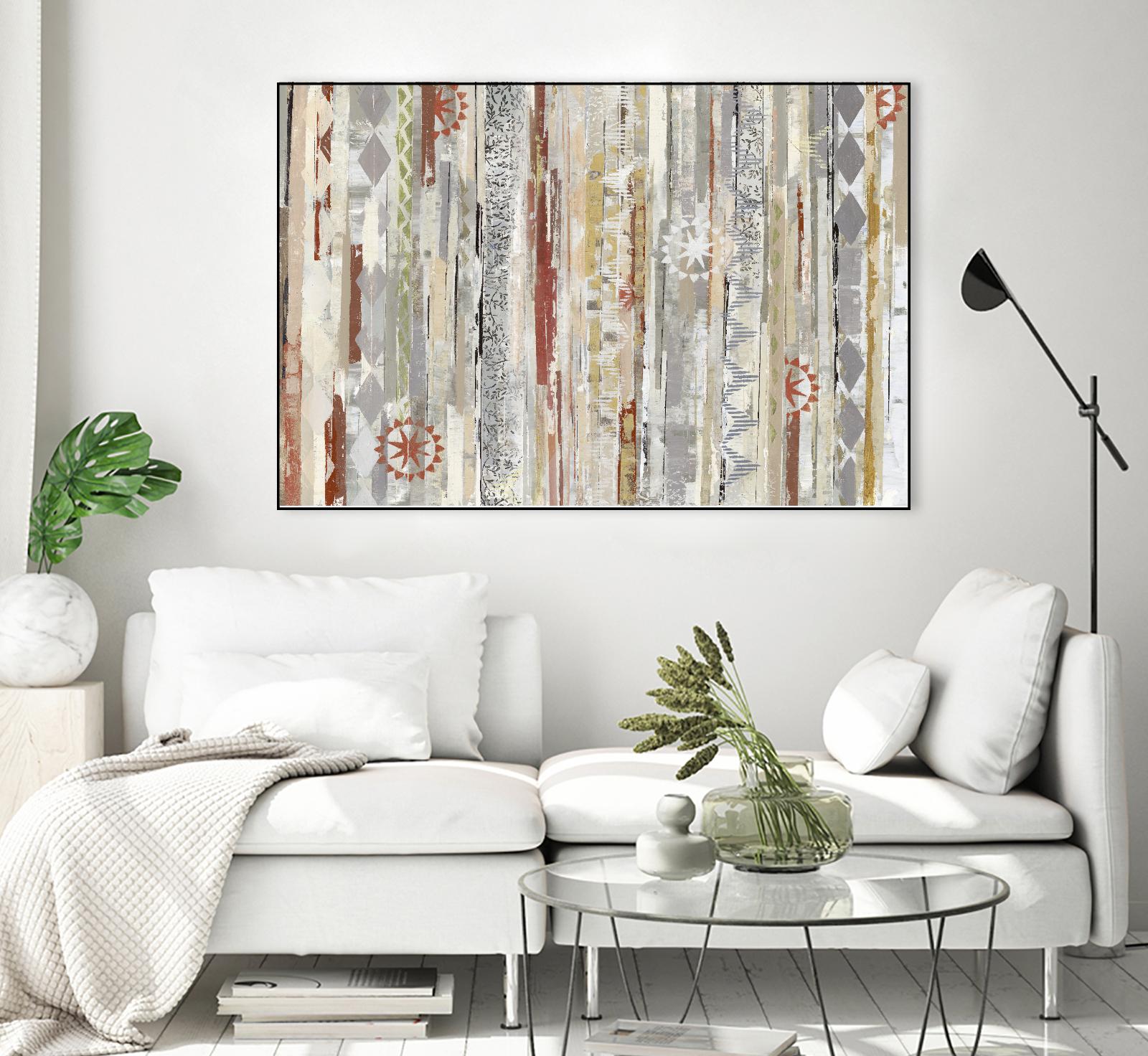 Star Dust II by Maya Woods on GIANT ART - red abstract