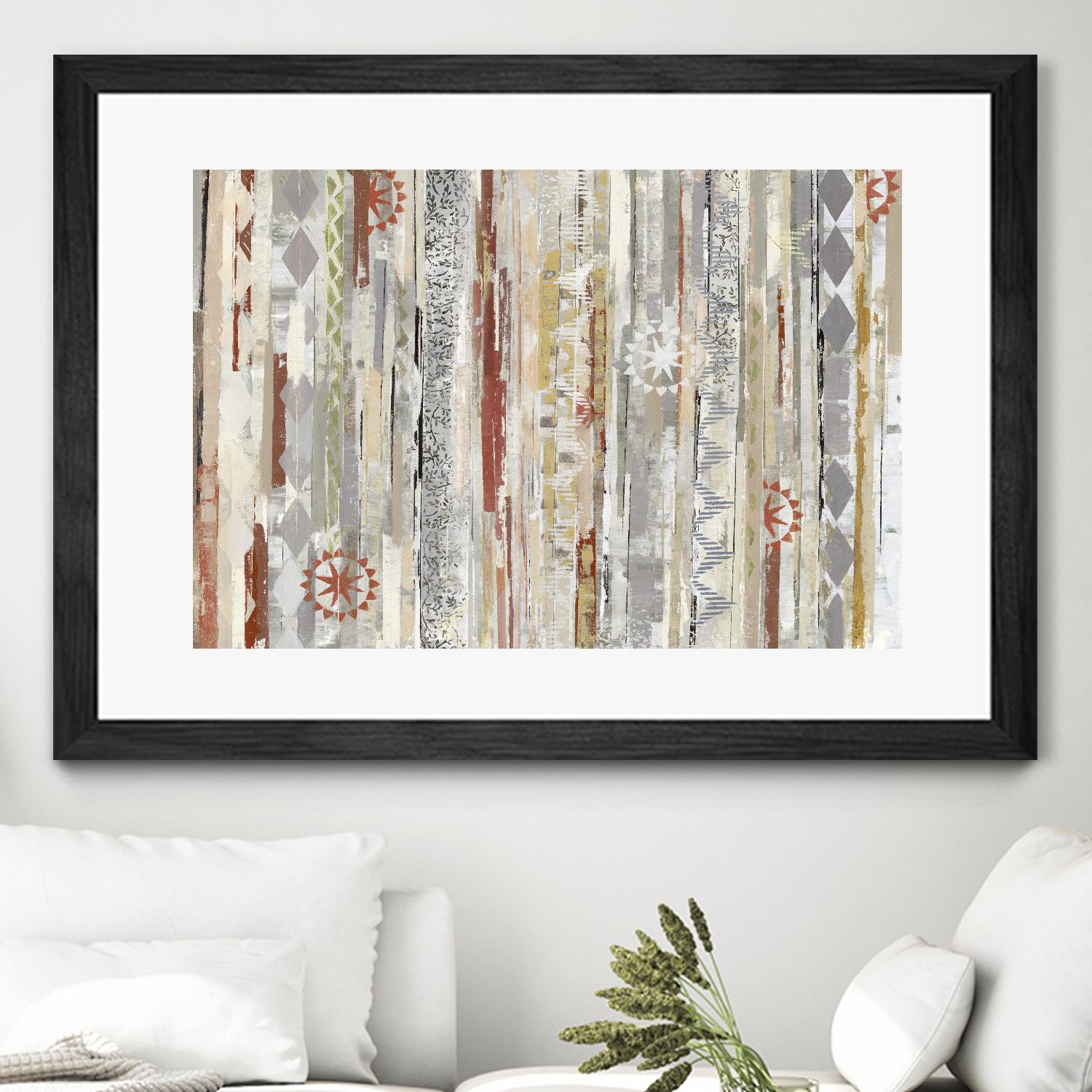 Star Dust II by Maya Woods on GIANT ART - red abstract