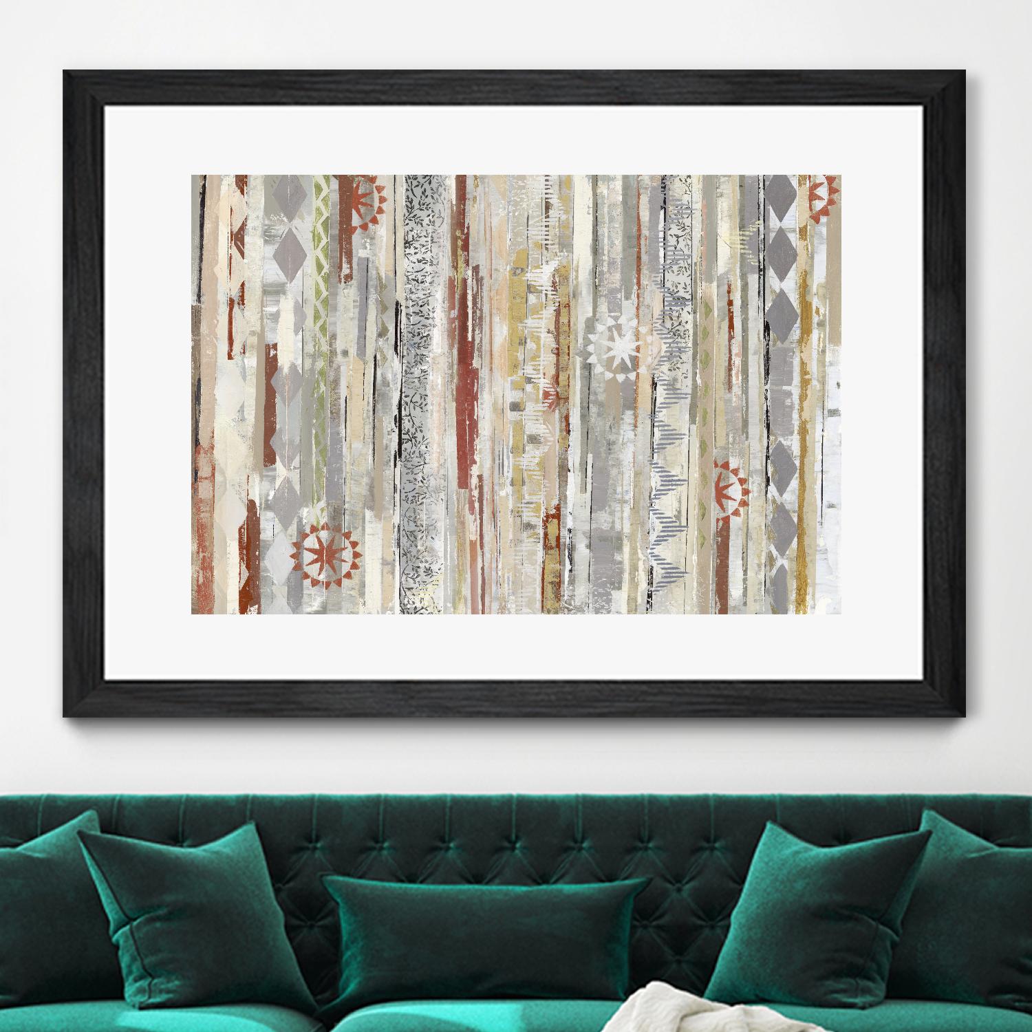 Star Dust II by Maya Woods on GIANT ART - red abstract