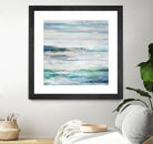 Sea Foam II by Maya Woods on GIANT ART - cyan abstract