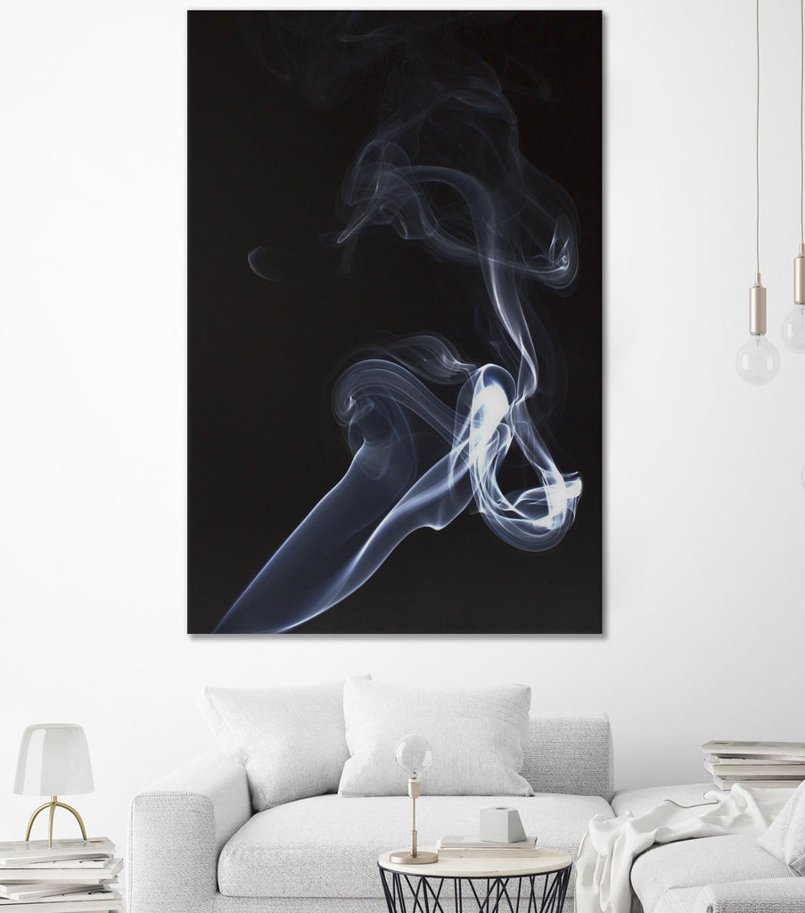 Steel Smoked and Grey par Martin Smith sur GIANT ART - abstrait blanc