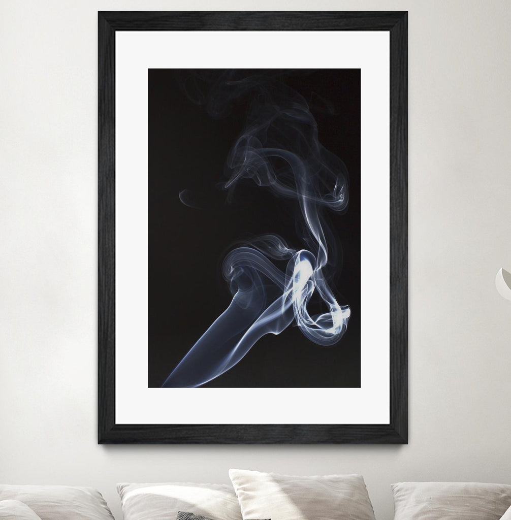 Steel Smoked and Grey par Martin Smith sur GIANT ART - abstrait blanc