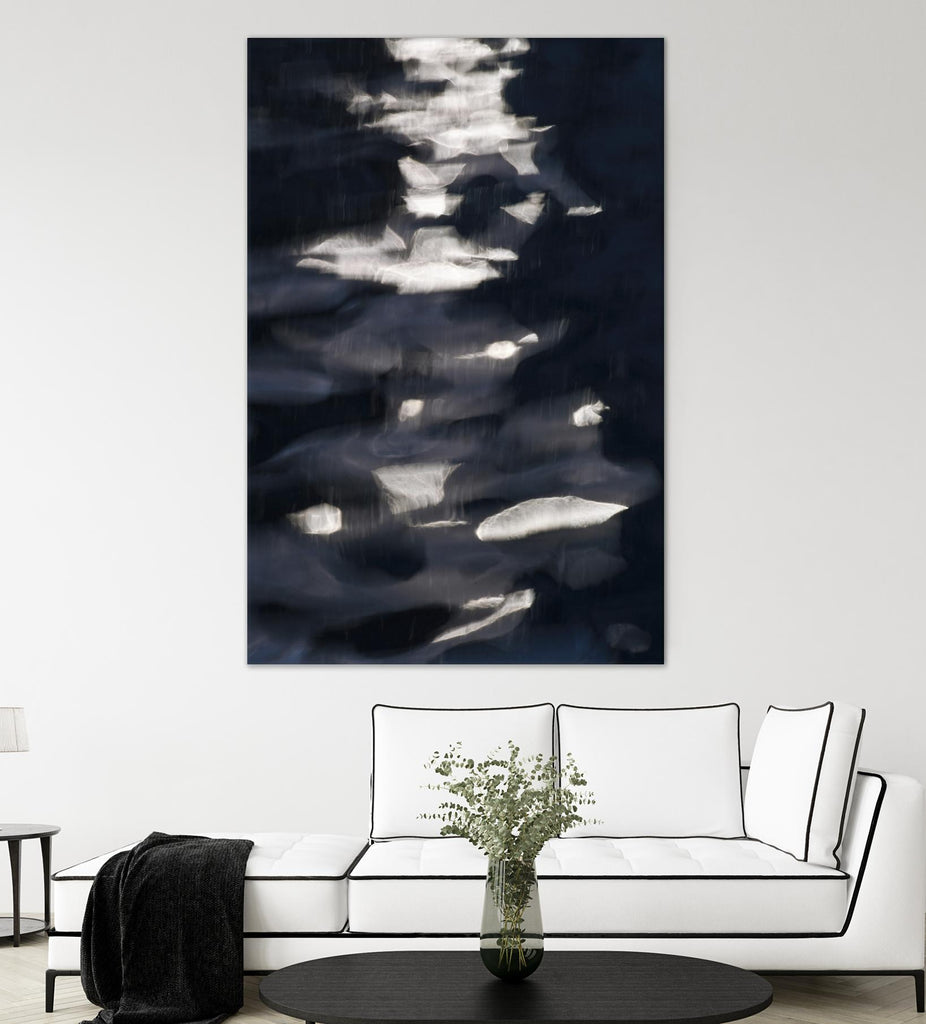 Black Water I de Norm Stelfox sur GIANT ART - abstrait blanc