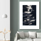 Black Water I by Norm Stelfox on GIANT ART - white abstract