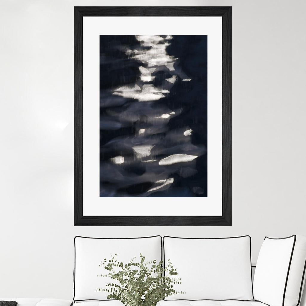 Black Water I by Norm Stelfox on GIANT ART - white abstract