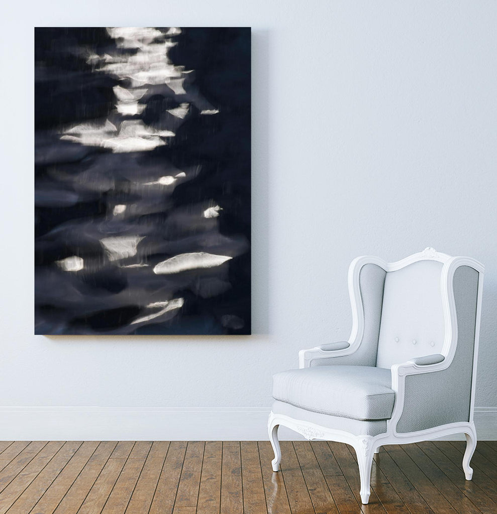 Black Water I by Norm Stelfox on GIANT ART - white abstract