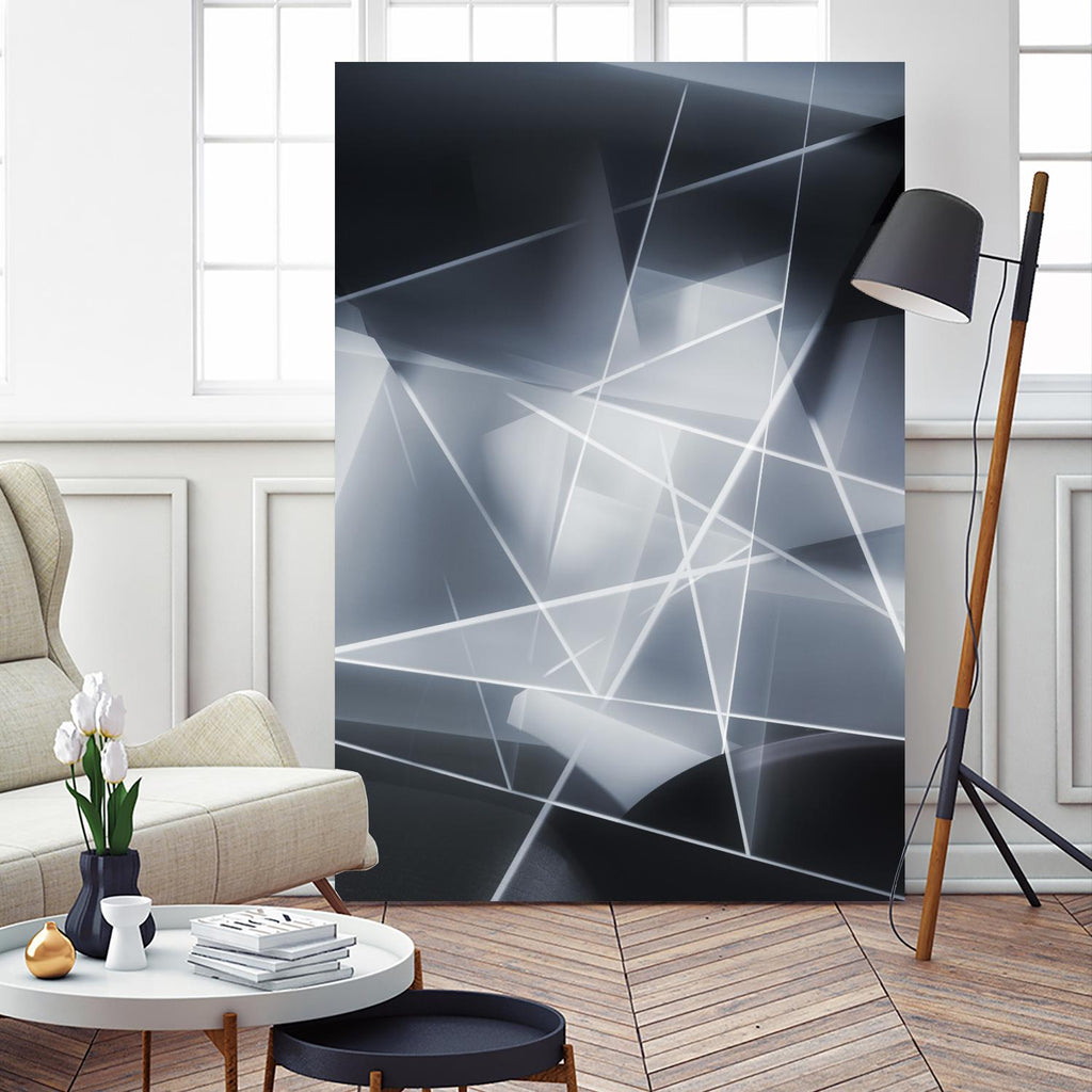 Feeling in the 80's by Norm Stelfox on GIANT ART - black abstract