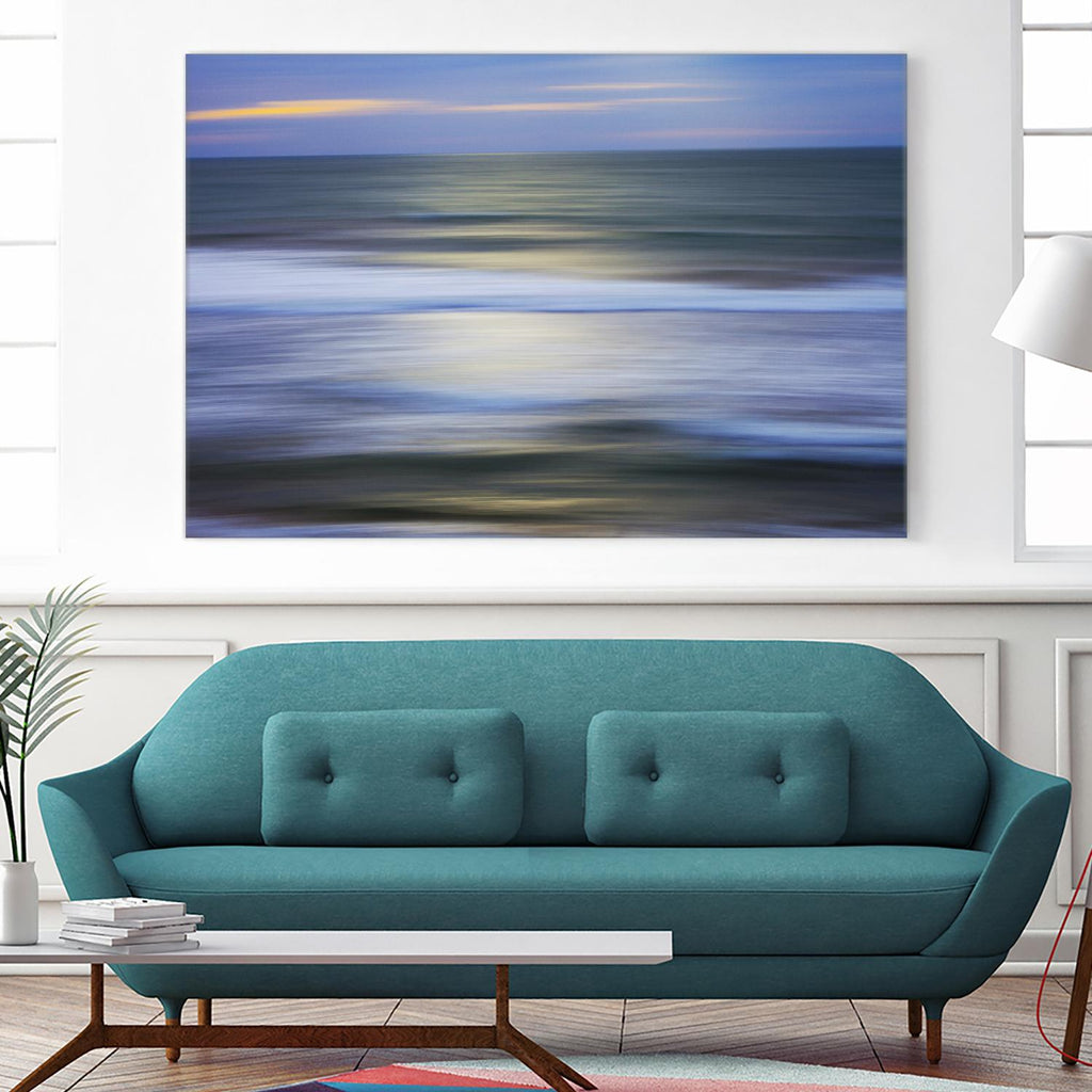 Mythical Wave by Norm Stelfox on GIANT ART - blue abstract