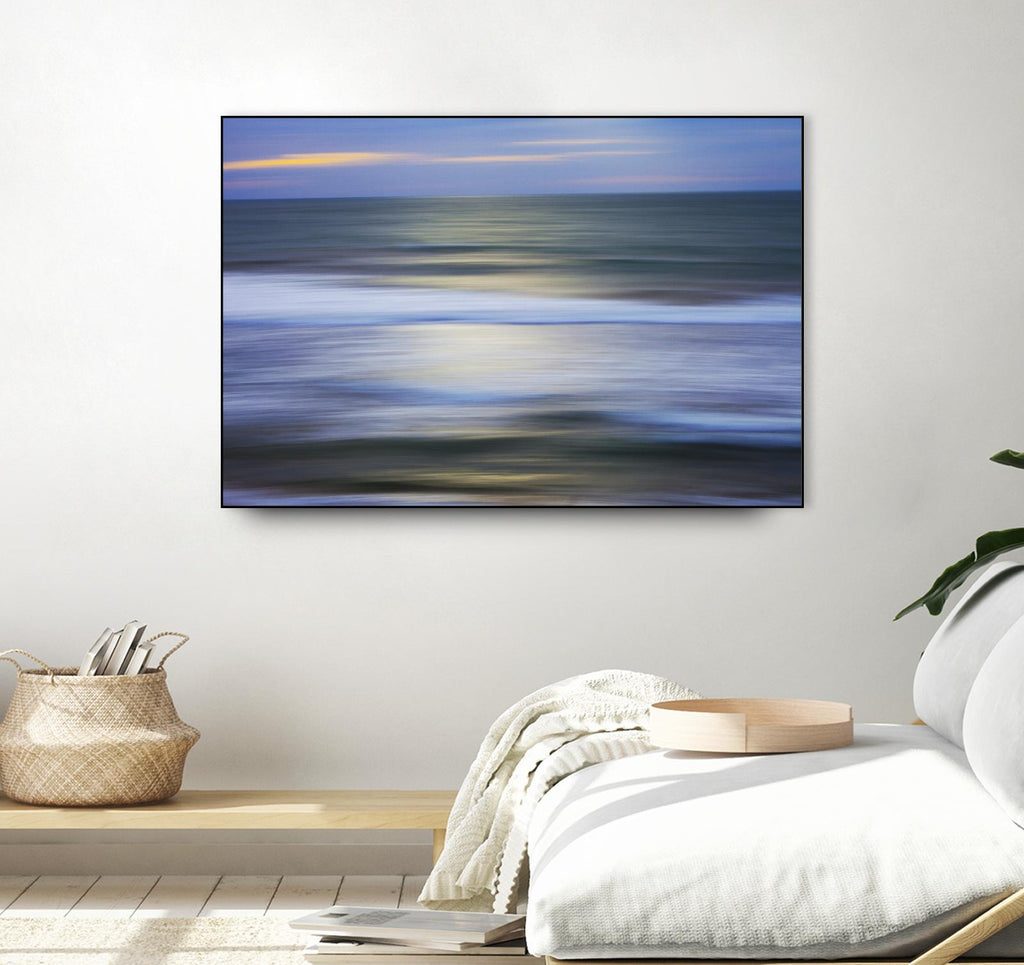 Mythical Wave by Norm Stelfox on GIANT ART - blue abstract