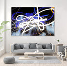 A Light Trails IV by Norm Stelfox on GIANT ART - black abstract