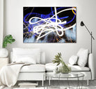 A Light Trails IV by Norm Stelfox on GIANT ART - black abstract