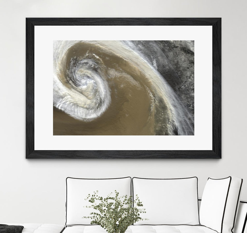 Typhoon de Norm Stelfox sur GIANT ART - gris abstrait