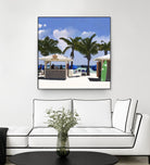 Key West Cabana I by Rick Novak on GIANT ART - green tropical