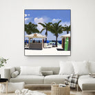 Key West Cabana I by Rick Novak on GIANT ART - green tropical