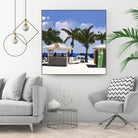Key West Cabana I by Rick Novak on GIANT ART - green tropical